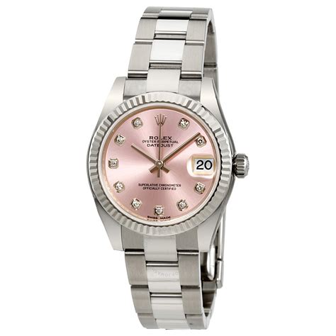 rolex lady datejust pink